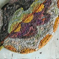 Free Little Leaf rug hooking pattern today